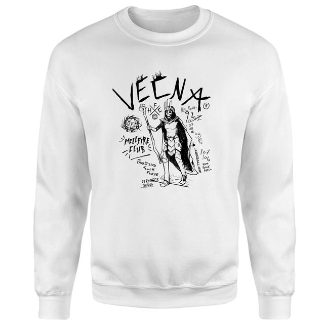 Sudadera Stranger Things Vecna Tattoo - Blanco - XL - Blanco on Productcaster.