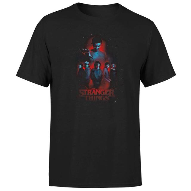 Stranger Things Characters Composition Unisex T-Shirt - Black - M on Productcaster.