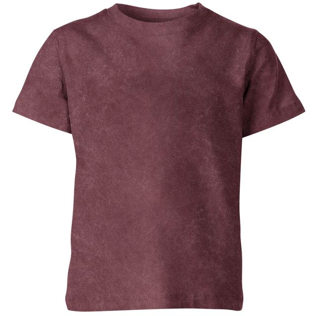 Kids' T-Shirt - Burgundy Acid Wash - 9-10 Years - Burgundy Acid Wash on Productcaster.