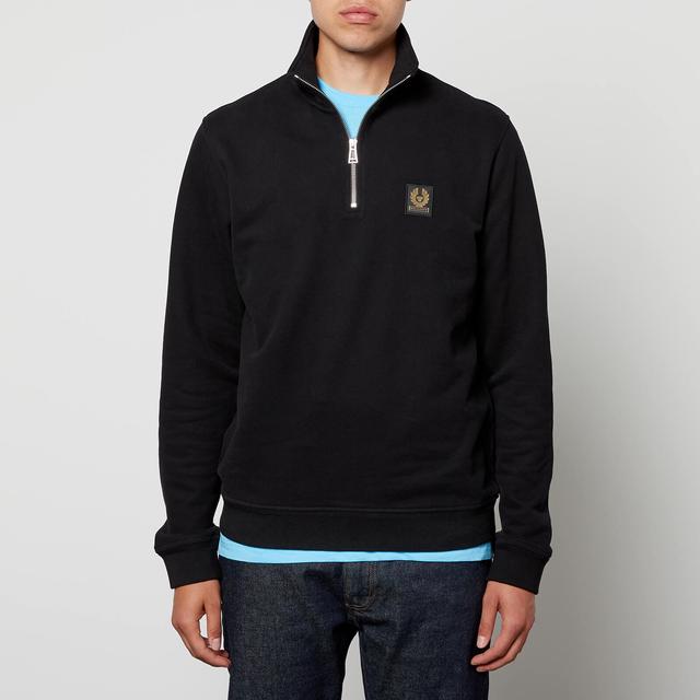 Belstaff Logo-Appliquéd Cotton-Jersey Sweatshirt - M on Productcaster.