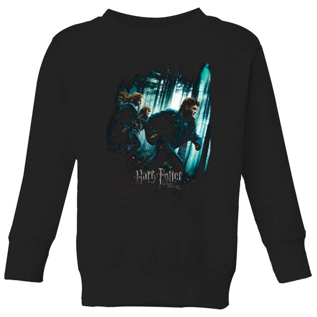 Harry Potter Deathly Hallows Part 1 Kids' Sweatshirt - Black - 11-12 Jahre on Productcaster.