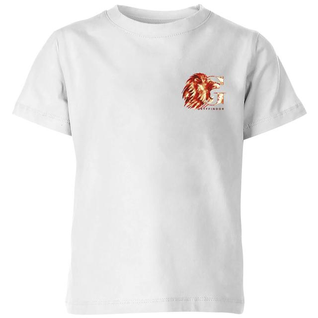 Harry Potter Gryffindor Kids' T-Shirt - White - 3-4 Years - White on Productcaster.