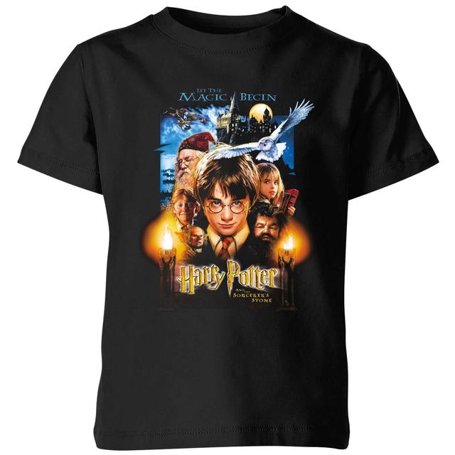 Camiseta para niño The Sorcerer's Stone de Harry Potter - Negro - 3-4 años - Negro on Productcaster.