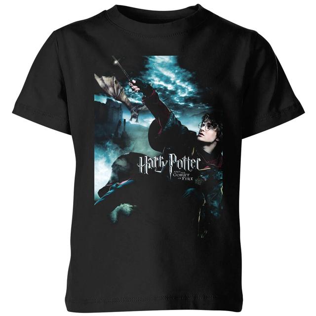 Harry Potter Goblet Of Fire Kids' T-Shirt - Black - 7-8 Jahre on Productcaster.