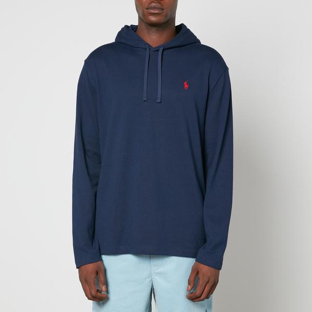 Polo Ralph Lauren Logo-Embroidered Cotton-Jersey Hooded Top - XXL on Productcaster.