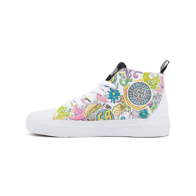 Akedo x SpongeBob SquarePants Kids' White Signature High Top - UK Kids 11 / EU29 on Productcaster.