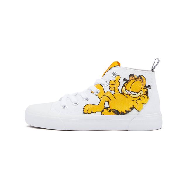 Akedo x Garfield Kids' White Signature High Top - UK Kids 1 / EU33 on Productcaster.