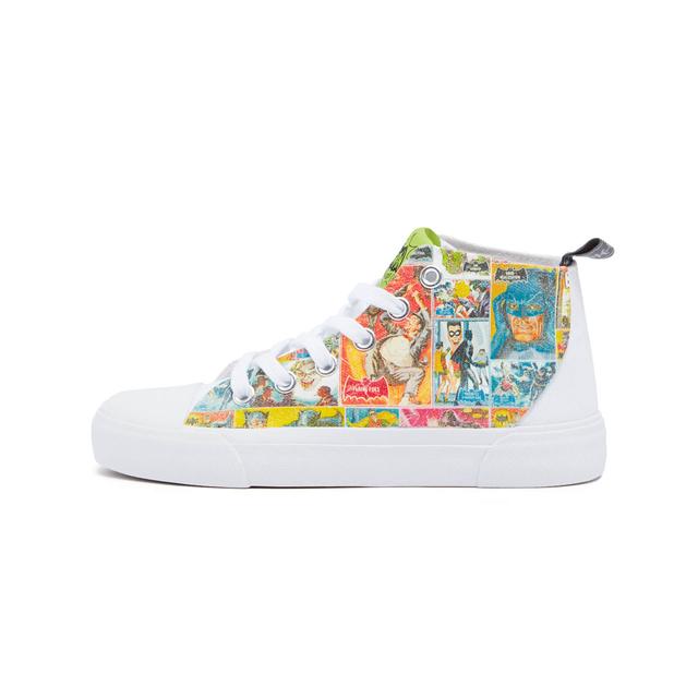 Akedo x Batman Classic Kids' White Signature High Top - UK Kids 2 / EU34 on Productcaster.