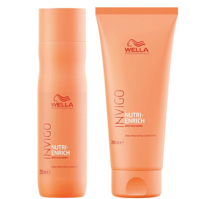 Wella Professionals Nutri-Enrich Deep Nourishing Shampoo and Conditioner Regime Bundle on Productcaster.