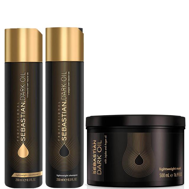 Sebastian Professional Dark Oil Shampoo, Conditioner and Mask Regime Bundle on Productcaster.