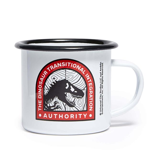 Taza esmaltada DTIA Badge de Jurassic World - Blanco on Productcaster.