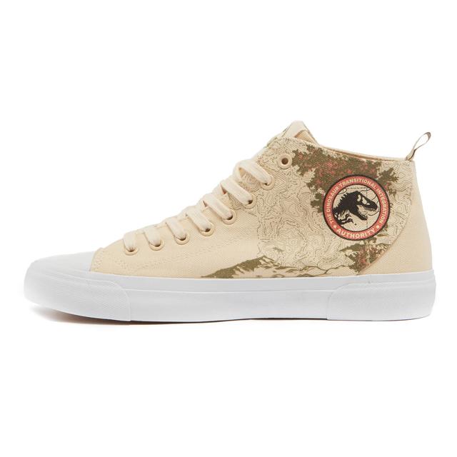 Akedo x Jurassic World Cream Signature High Top - UK 12 / EU 47 / US Men's 12.5 / US Women's 14 on Productcaster.