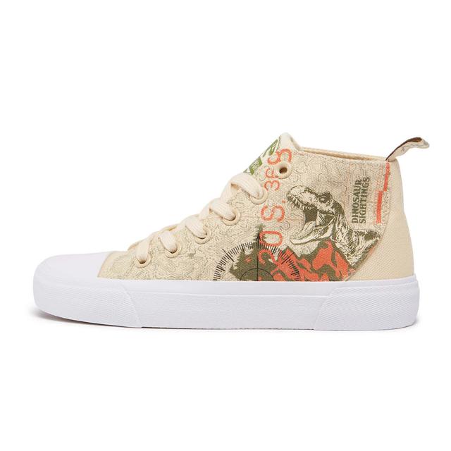 Akedo x Jurassic World Kids' Cream Signature High Top - UK Kids 1 / EU33 on Productcaster.