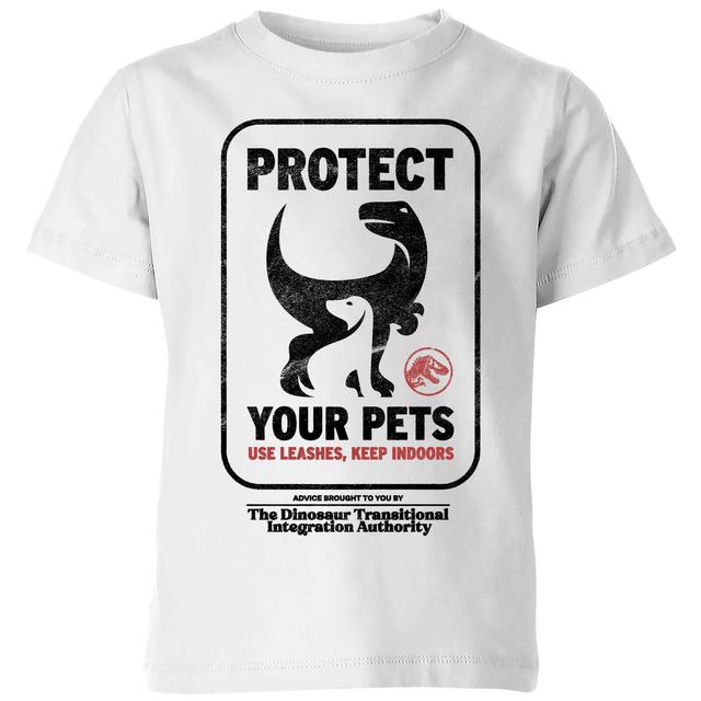 Camiseta Protege tus mascotas de Jurassic World - Blanco - 5-6 años - Blanco on Productcaster.