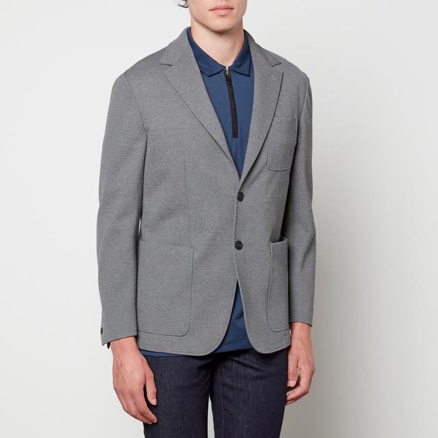 Canali Herringbone Stretch-Jersey Blazer - 52/XL on Productcaster.