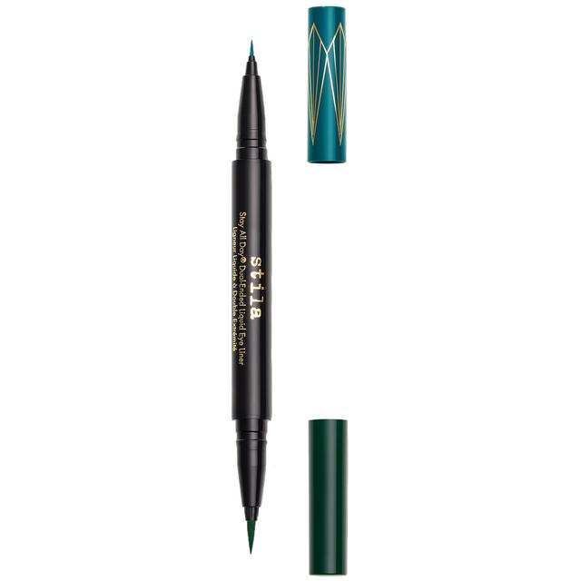 Stila Stay All Day Dual-Ended Liquid Eye Liner 4.5ml (Various Shades) - Teal/Intense Jade on Productcaster.