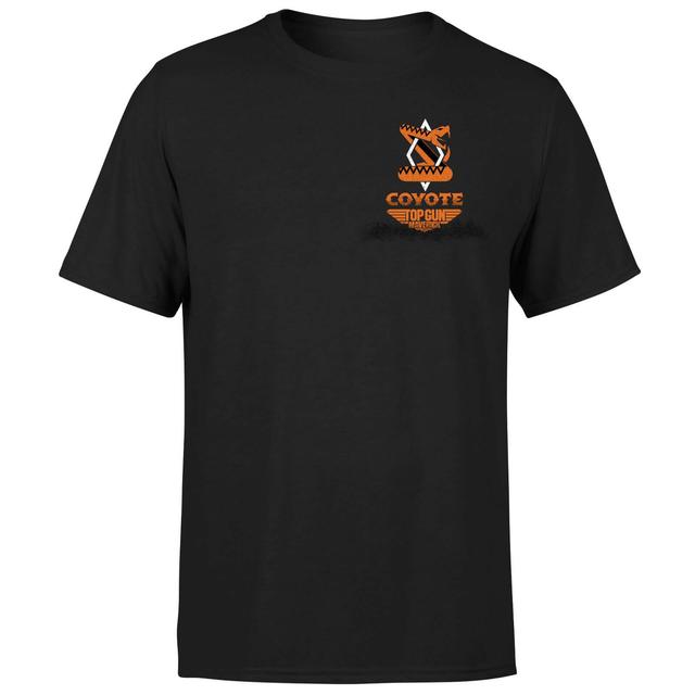 Top Gun Team Coyote Unisex T-Shirt - Black - L - Schwarz on Productcaster.