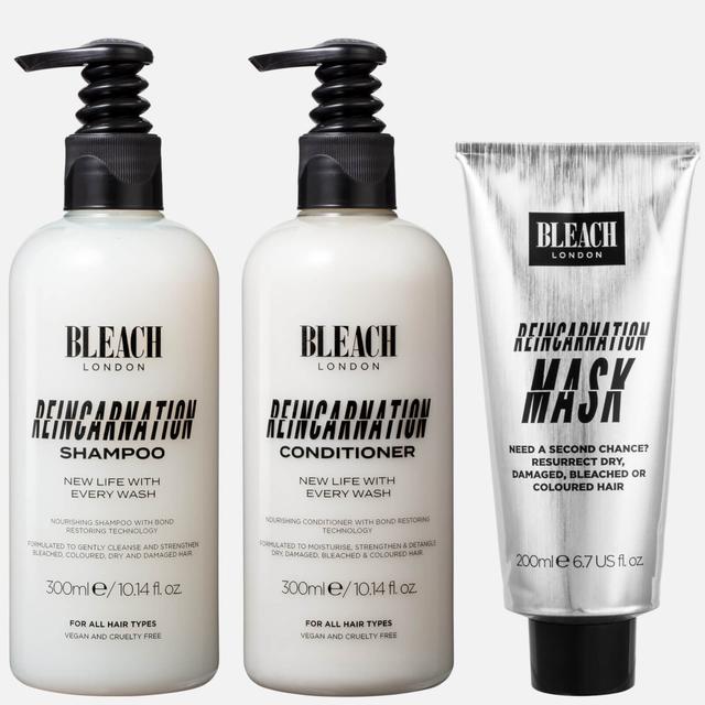 Bleach Reincarnation Shampoo and Conditioner 300ml Bundle with 200ml Reincarnation Mask on Productcaster.