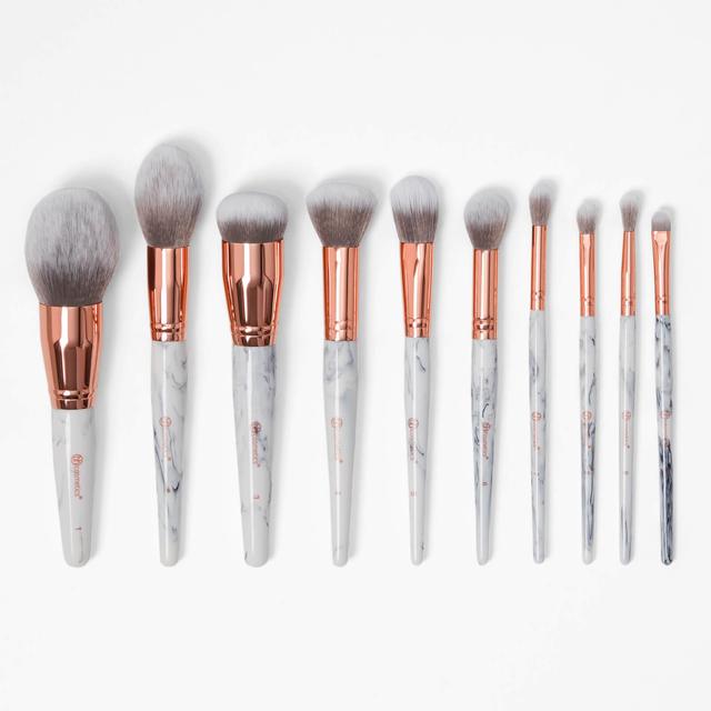 BH Cosmetics Marble Luxe - 10 Piece Brush Set on Productcaster.