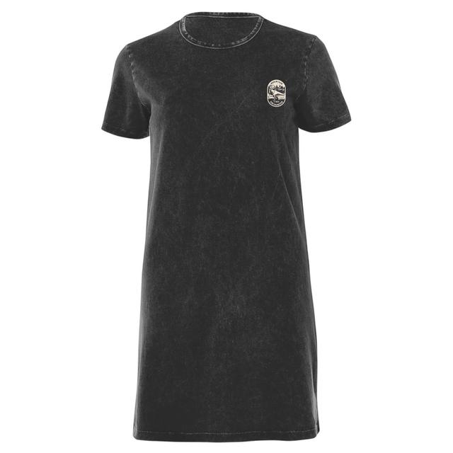 Camiseta sin mangas T-Rex Encounter para mujer de Jurassic World - Black Acid Wash - L - Black Acid Wash on Productcaster.