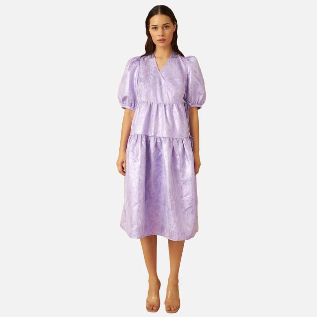 CRAS Mikacras Jacquard Wrap Dress - EU 38/UK 10 on Productcaster.