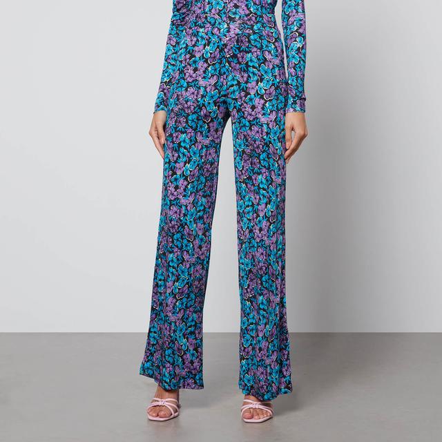 ROTATE Birger Christensen Briella Satin Trousers - DK 36/UK 10 on Productcaster.