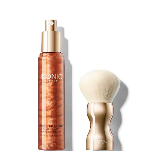 ICONIC London Tan and Brush Bundle (Various Shades) - Glow on Productcaster.