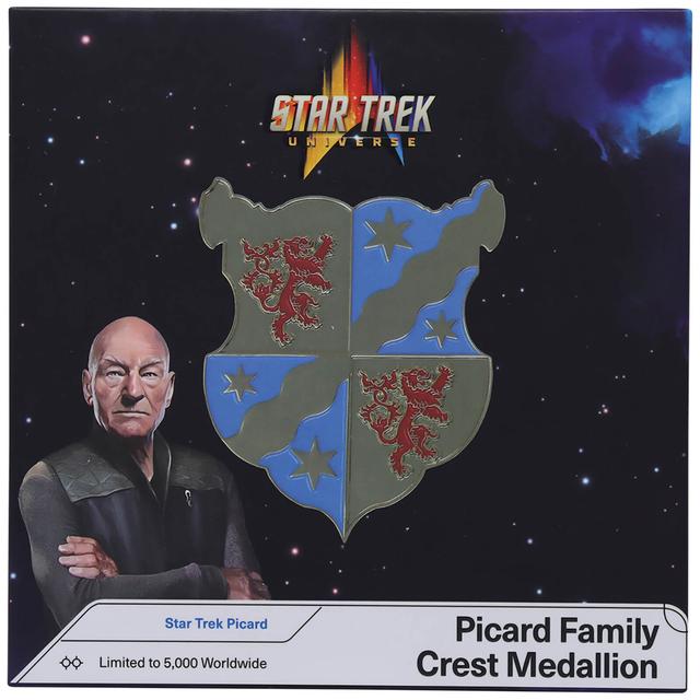 Fanattik Star Trek Picard Family Crest Limited Edition Medallion on Productcaster.