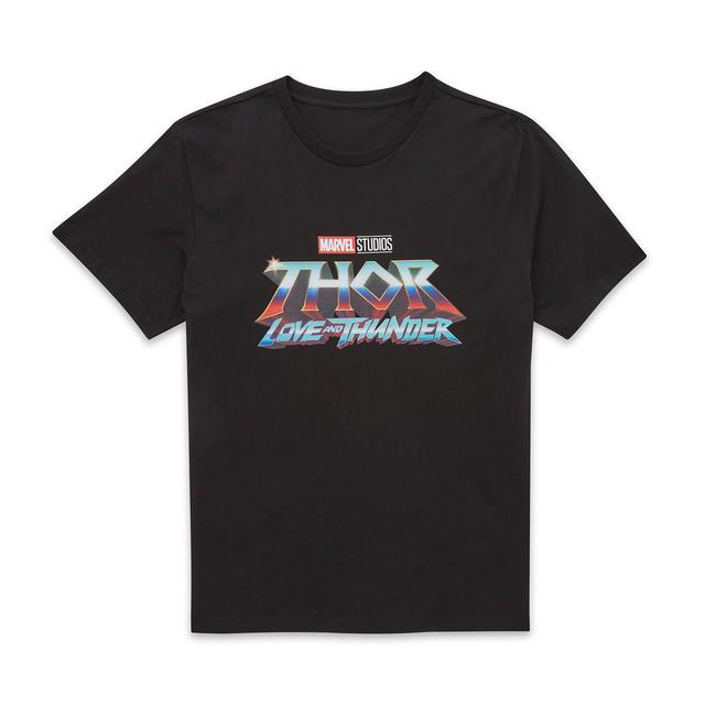 Camiseta Unisex - Marvel Thor - Love and Thunder - Logo - Negro - S on Productcaster.