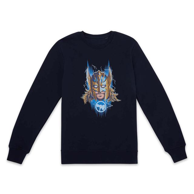 Marvel Thor - Love and Thunder Golden Armour Sweater - Navy - S on Productcaster.