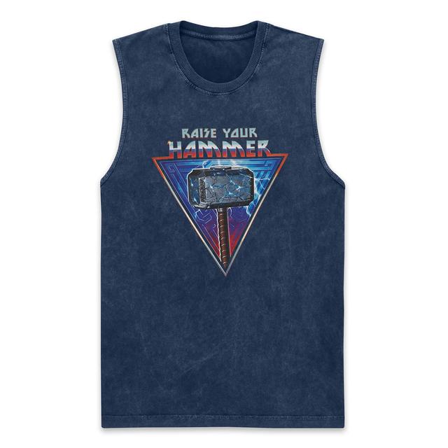 Marvel Thor - Love and Thunder Vestito Unisex Raise Your Hammer - Blu Navy Acid Wash - XXL on Productcaster.