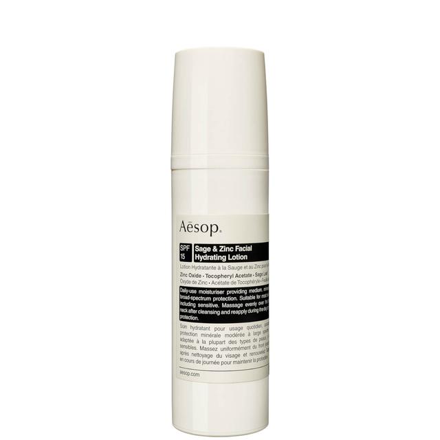 Aesop Sage and Zinc Facial Hydrating Lotion SPF15 50ml on Productcaster.