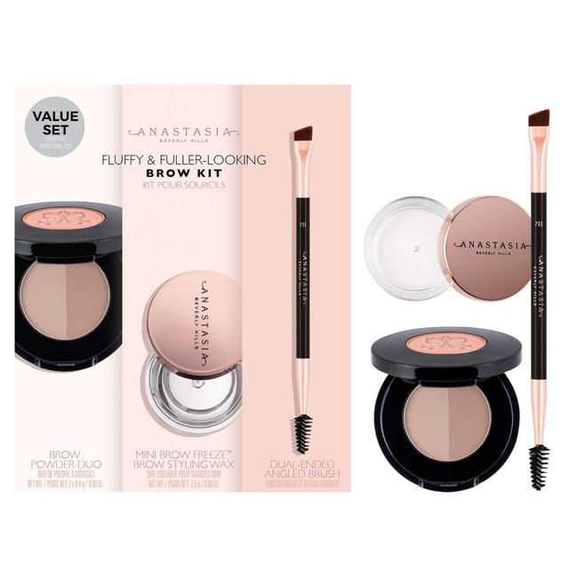 Anastasia Beverly Hills Fluffy and Fuller Looking Brow Kit (Various Shades) - Taupe on Productcaster.