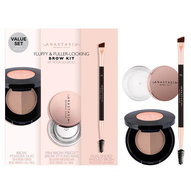 Anastasia Beverly Hills Fluffy and Fuller Looking Brow Kit (Various Shades) - Medium Brown on Productcaster.