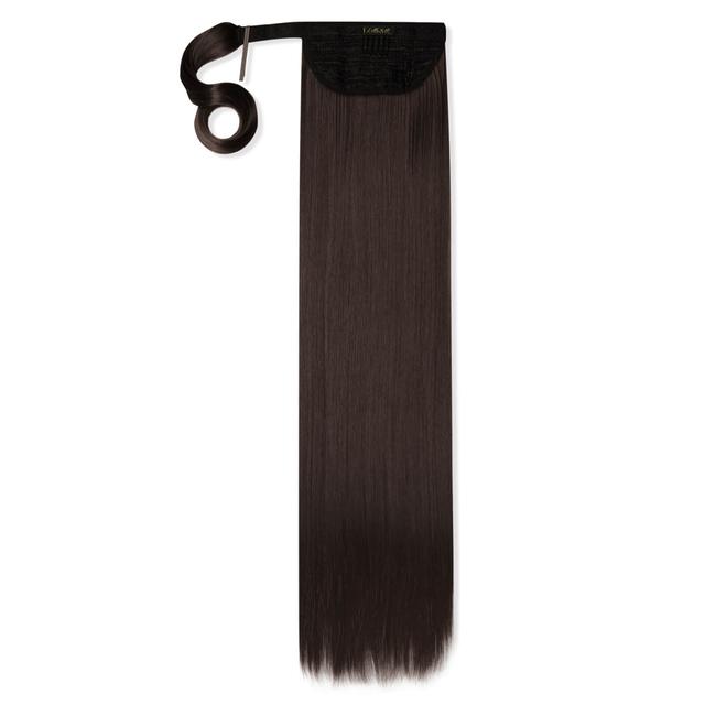 LullaBellz Grande 26" Straight Wrap Around Pony (Various Shades) - Light Blonde on Productcaster.