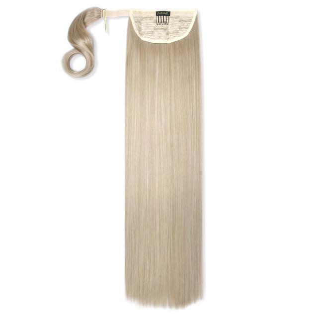 LullaBellz Grande 26" Straight Wrap Around Pony (Various Shades) - California Blonde on Productcaster.