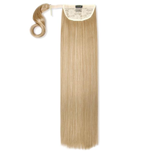 LullaBellz Grande 26" Straight Wrap Around Pony (Various Shades) - Golden Blonde on Productcaster.