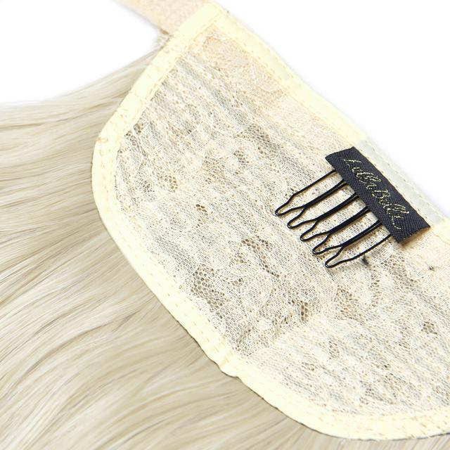 LullaBellz Mini Grande 18" 90S Bounce Wraparound Pony (Various Shades) - Bleach Blonde on Productcaster.