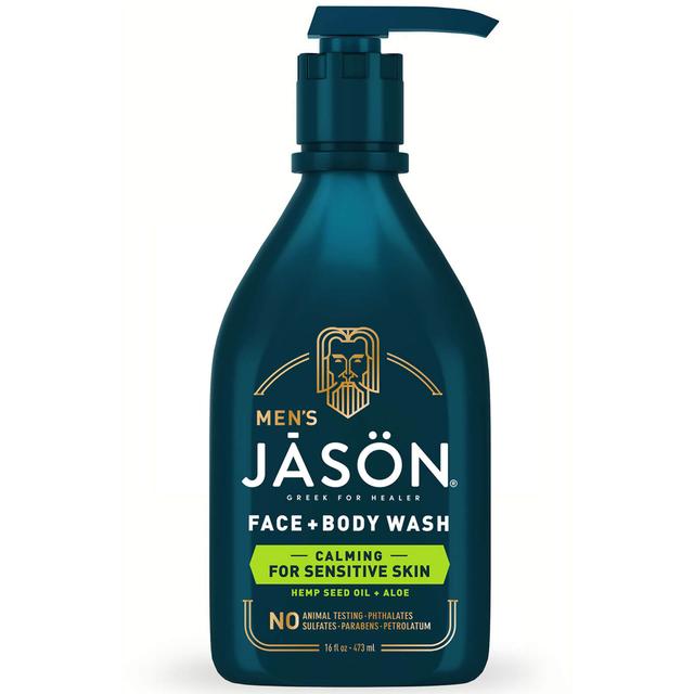 JASON Men's Calming Face and Body Wash 473ml on Productcaster.