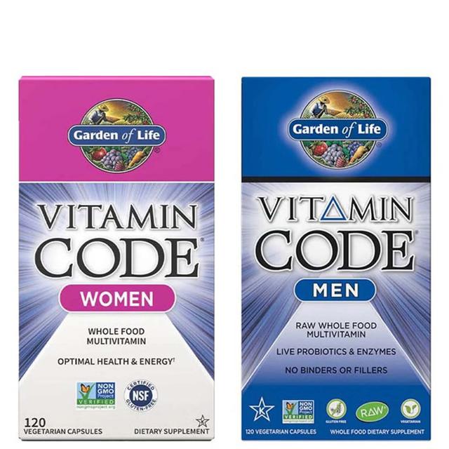 Vitamin-Code-Paket für Männer und Frauen - Garden of Life on Productcaster.