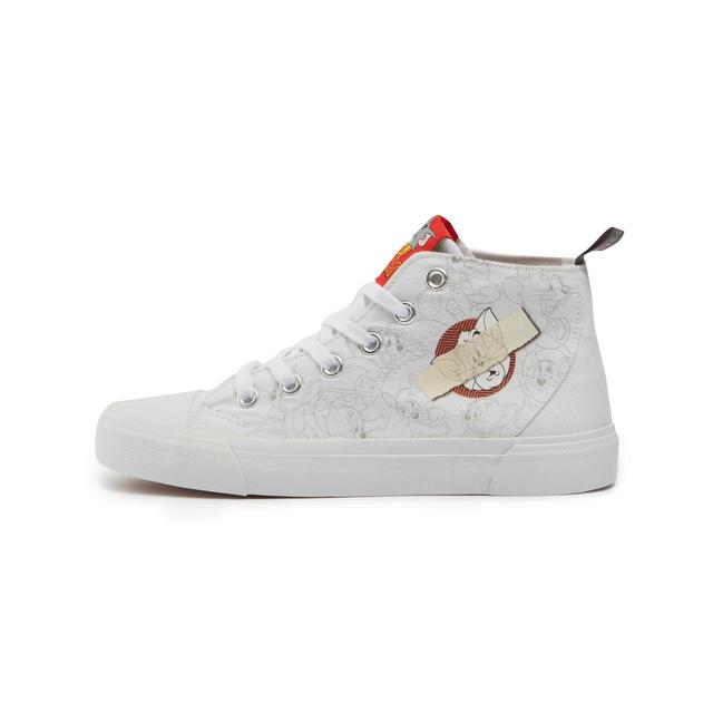 Akedo x Tom & Jerry Drawing Board Kids' White Signature High Top - UK Kids 12 / EU30.5 on Productcaster.