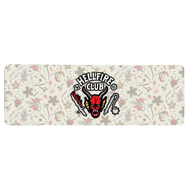 Stranger Things Hellfire Club Icons Gaming Mouse Mat - Medium on Productcaster.