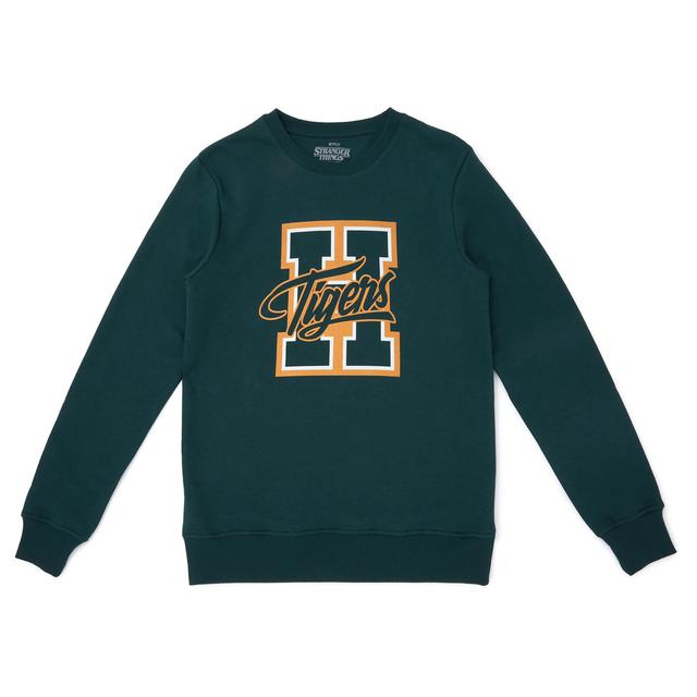 Sudadera H Tigers de Stranger Things - Verde - S on Productcaster.