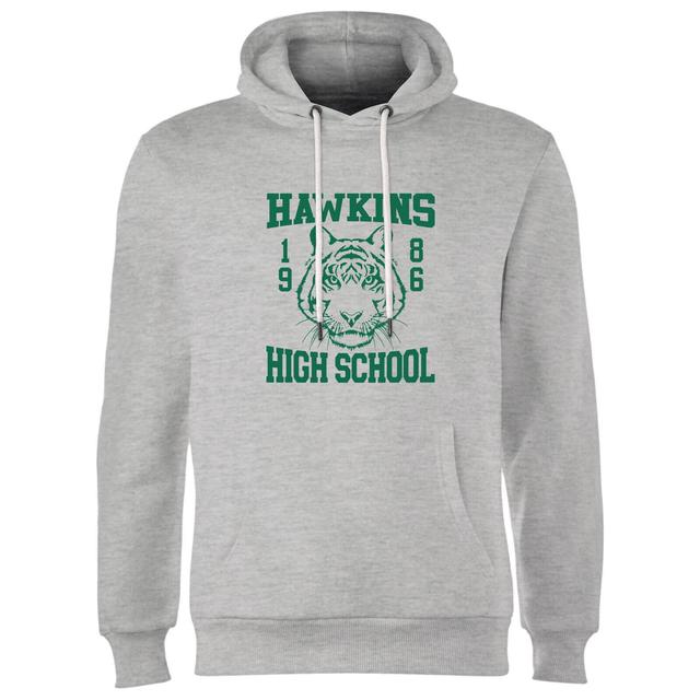 Stranger Things Hawkins High School Hoodie - Grey - XS on Productcaster.