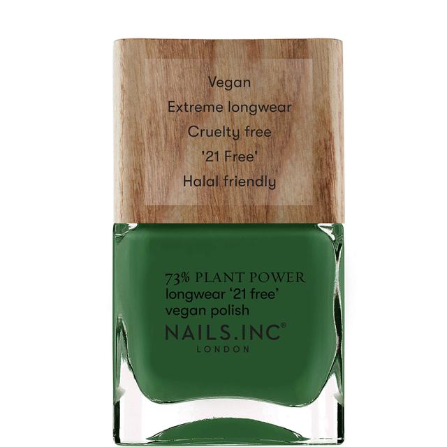 nails inc. Plant Power Nail Polish 15ml (Various Shades) - Wipe The Slate Green on Productcaster.