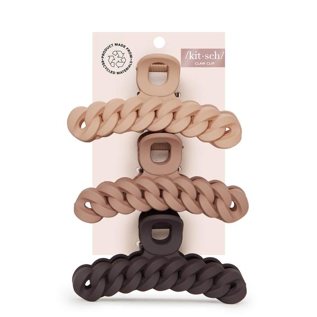 Kitsch Eco-friendly Chain Claw Clip - Neutrals on Productcaster.