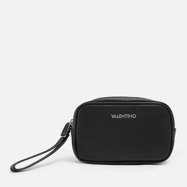 Valentino Bags Marnier Faux Leather Wash Bag Black on Productcaster.