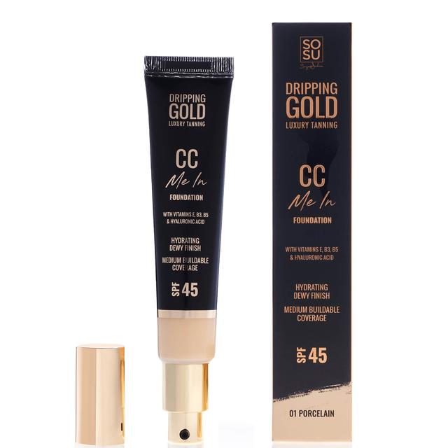 Dripping Gold CC Cream SPF 52g (Various Shades) - Porcelain on Productcaster.