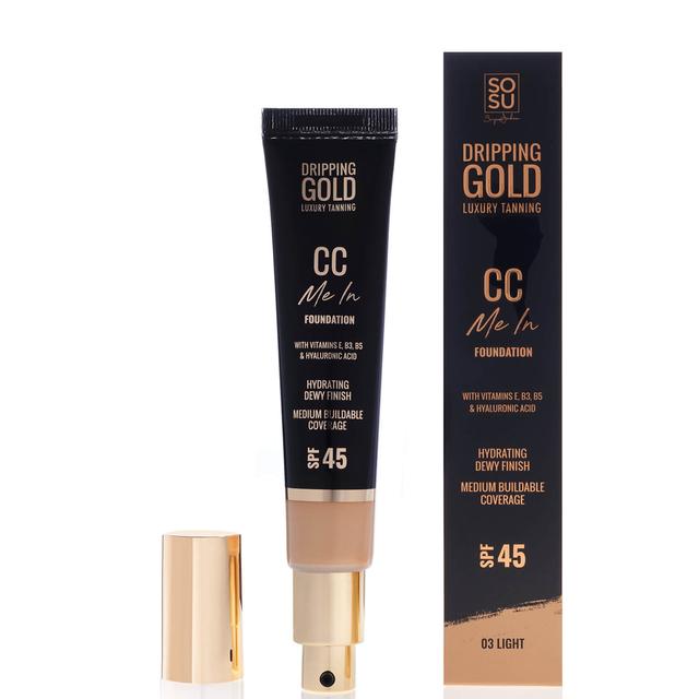 Dripping Gold CC Cream SPF 52g (Various Shades) - Light on Productcaster.