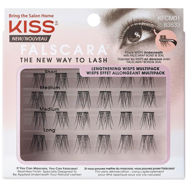 Kiss Falscara Eyelash Wisp Multi - 01-Lengthening on Productcaster.